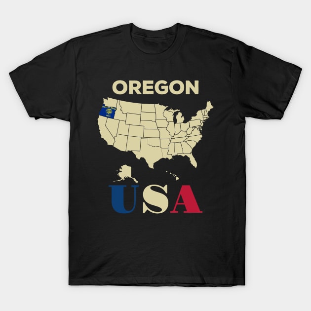 Oregon T-Shirt by Cuteepi